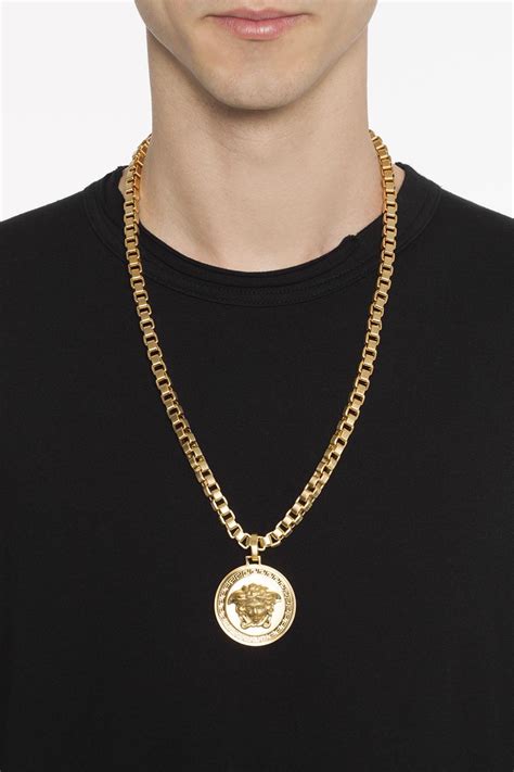 versace replica mens jewelry|versace gold necklace for men.